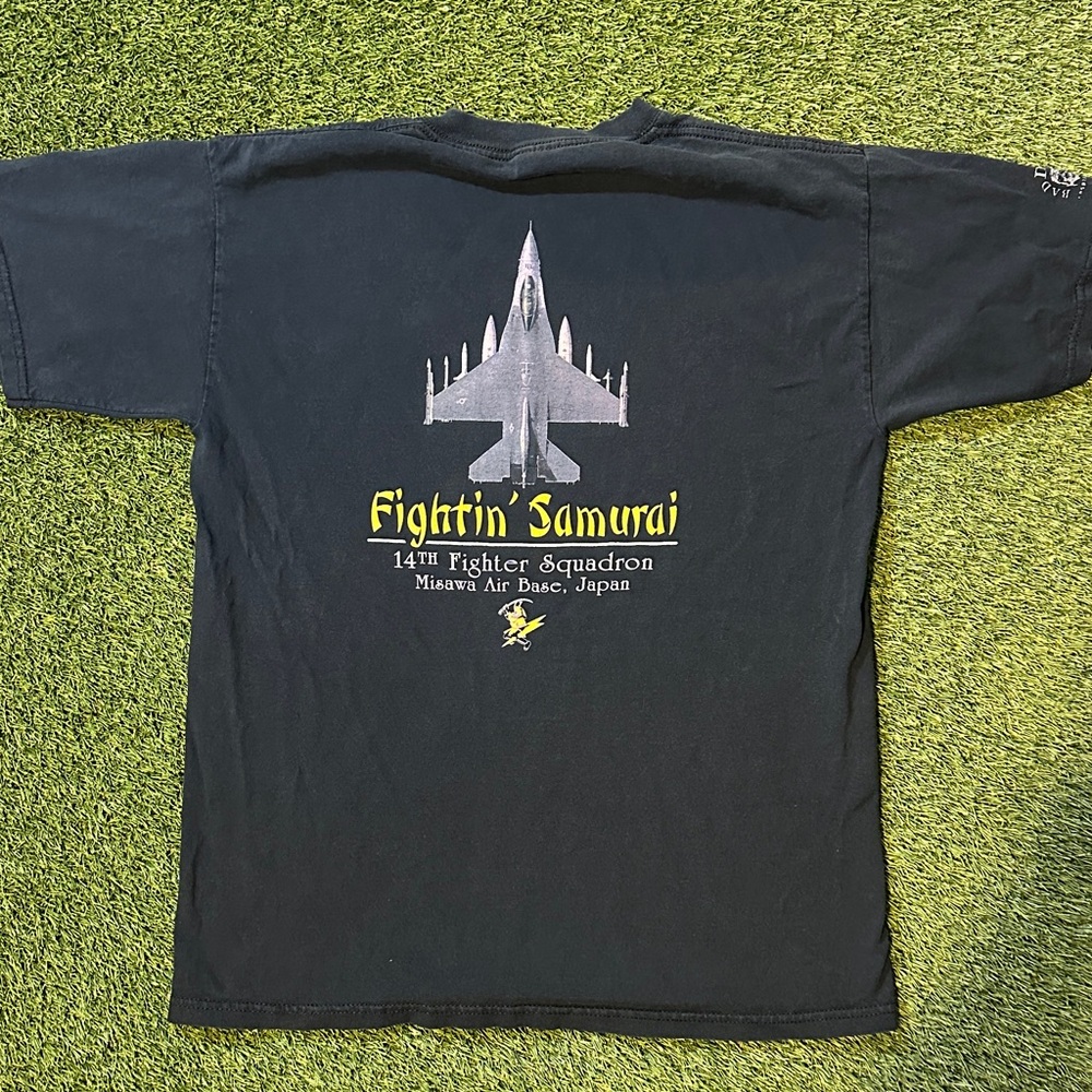 Fighting Samauri 14th Fighter Squadron Misawa Air Base Japan Shirt Fighter Jet T